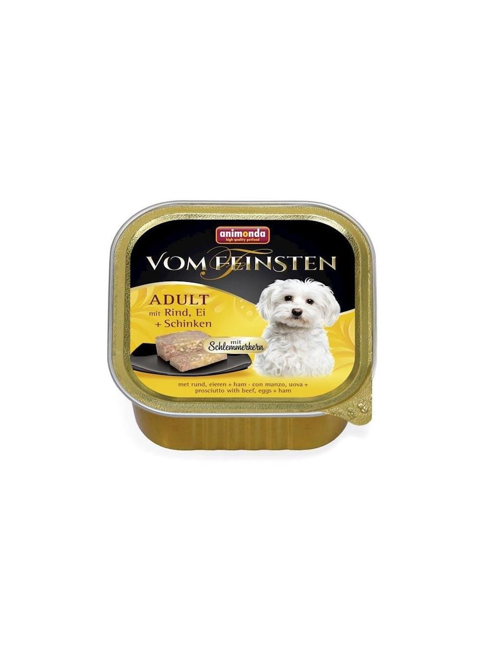 ANIMONDA Dog Vom Feinsten Adult Wołowina, Jaja Szynka 22x150g