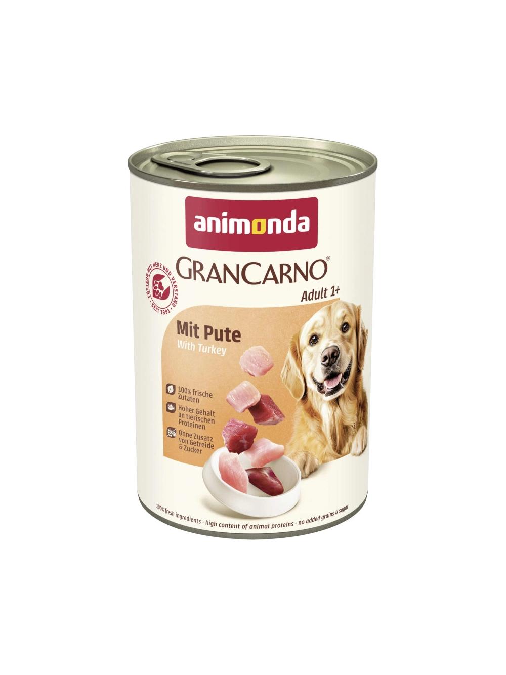 ANIMONDA GranCarno Adult Dog smak:Indyk 12x400g