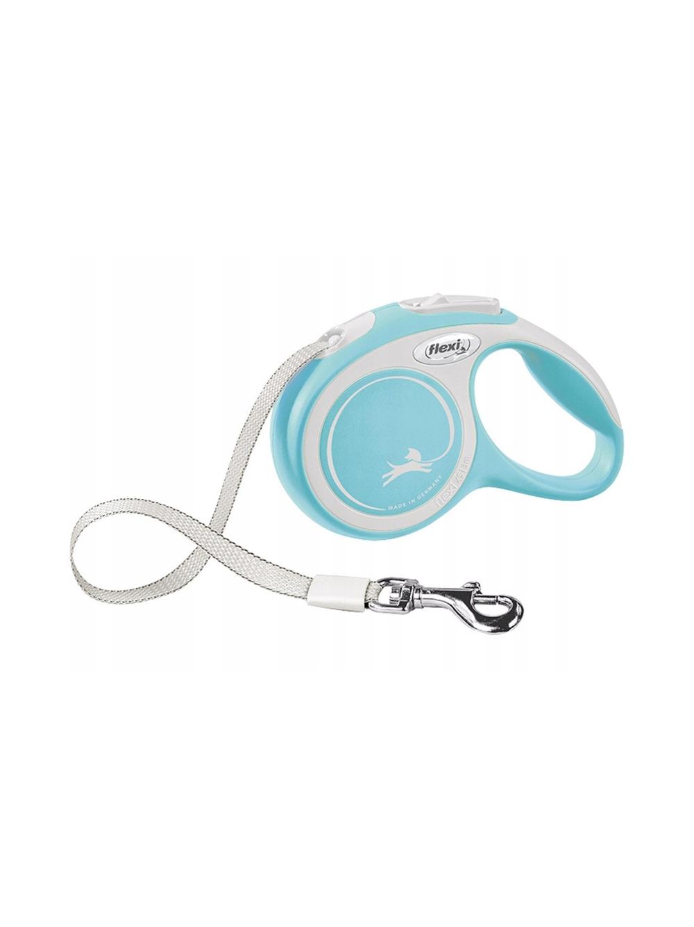 FLEXI Smycz oryginalna New Comfort TAPE niebieska XS 3m do 12kg- taśma