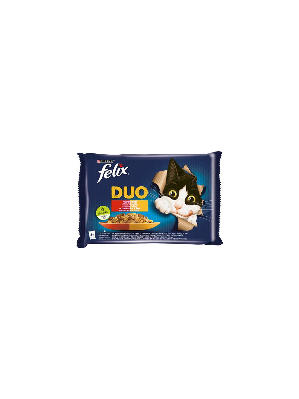 FELIX Duo Wiejskie Smaki w galaretce 12x(4x85g)
