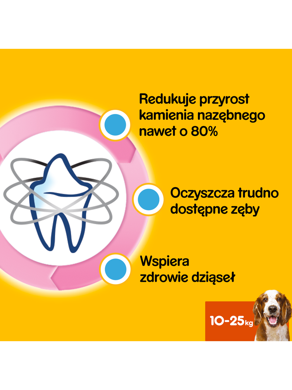 PEDIGREE DentaStix (średnie rasy) przysmak dentystyczny dla psów 28 szt. - 4x180g
