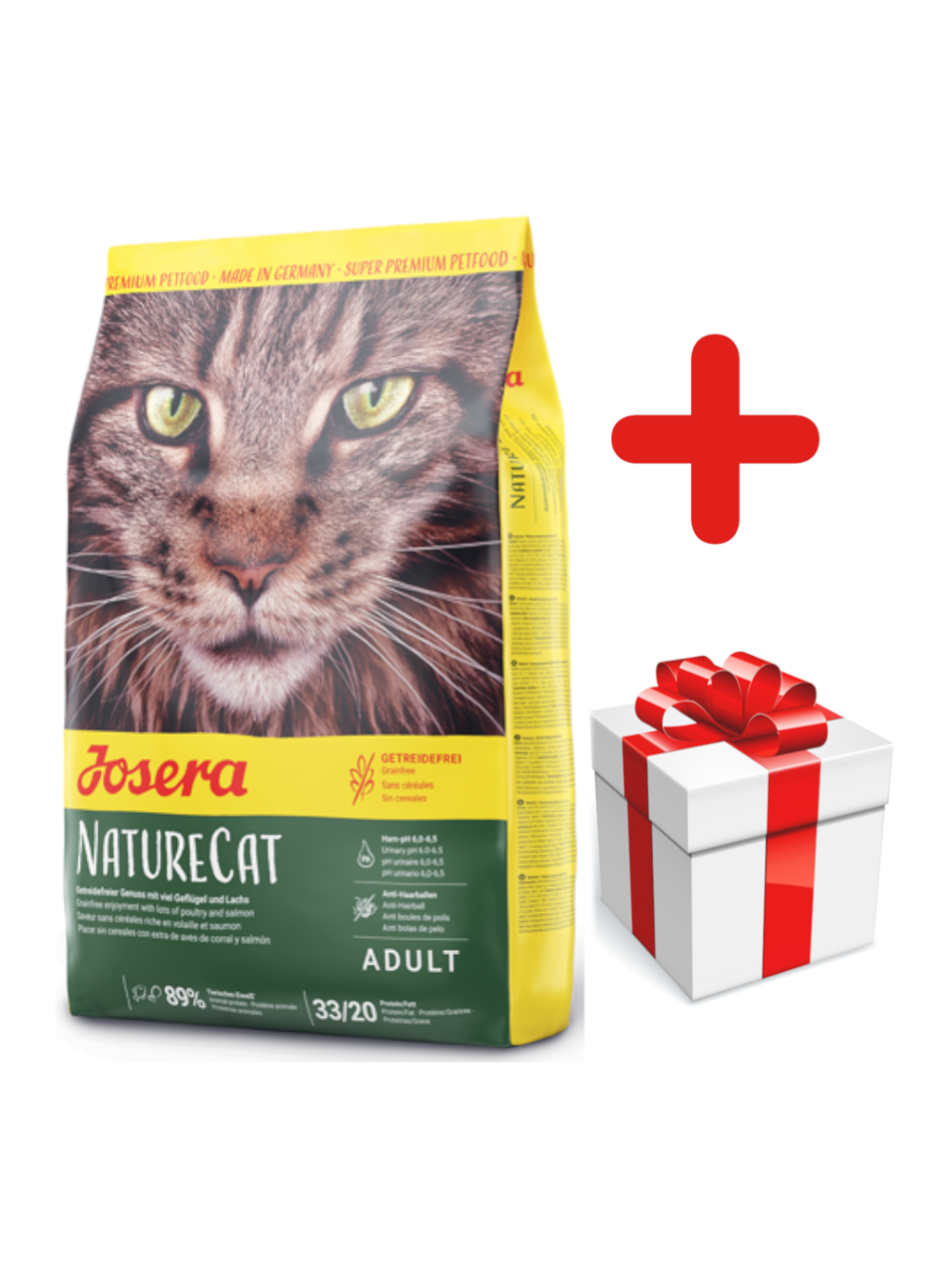 JOSERA NatureCat 10kg + niespodzianka dla kota GRATIS!
