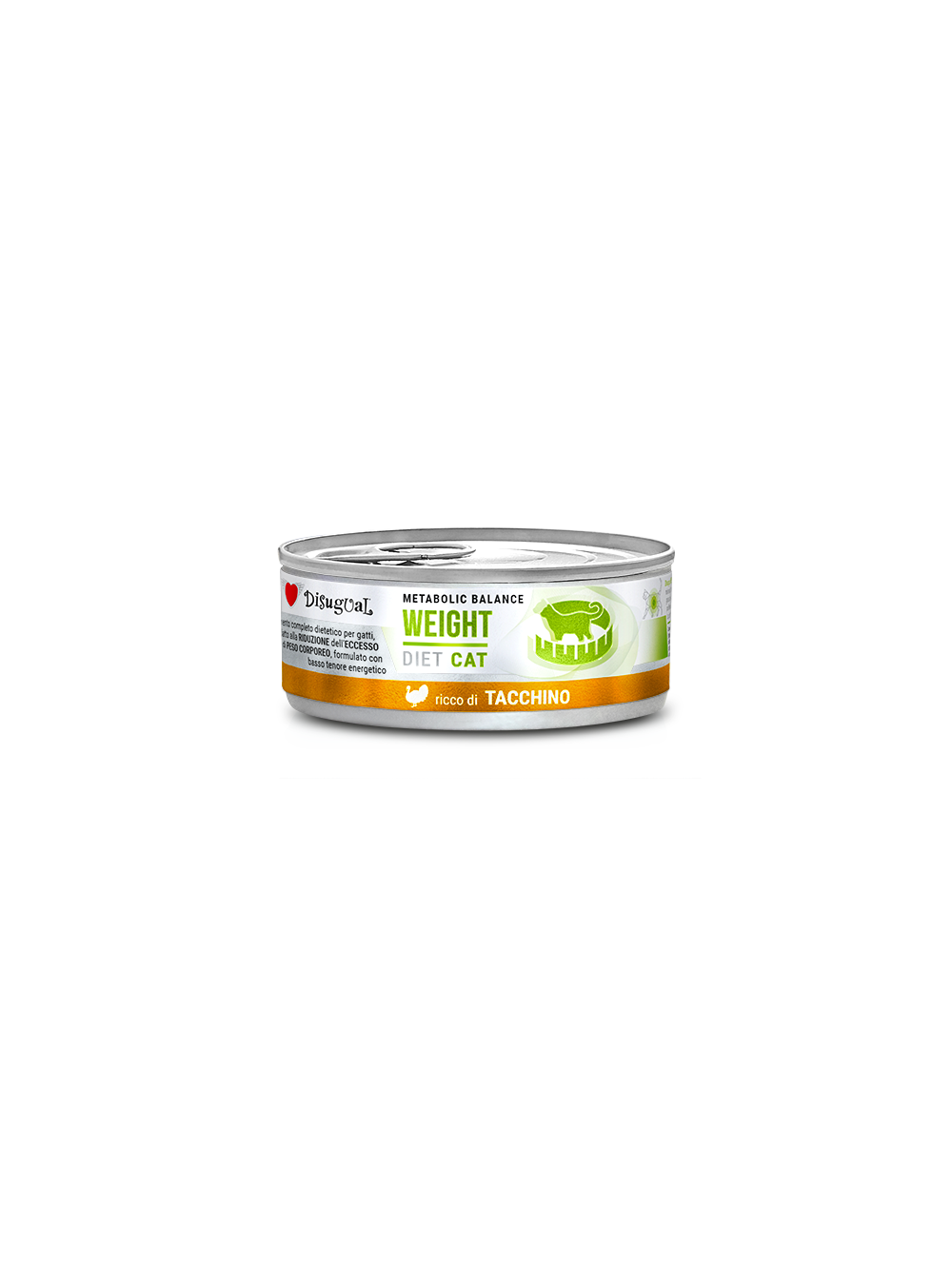 Disugual Karma mokra dla kota Weterynaryjna WEIGHT Indyk (dorosły) 12x85g