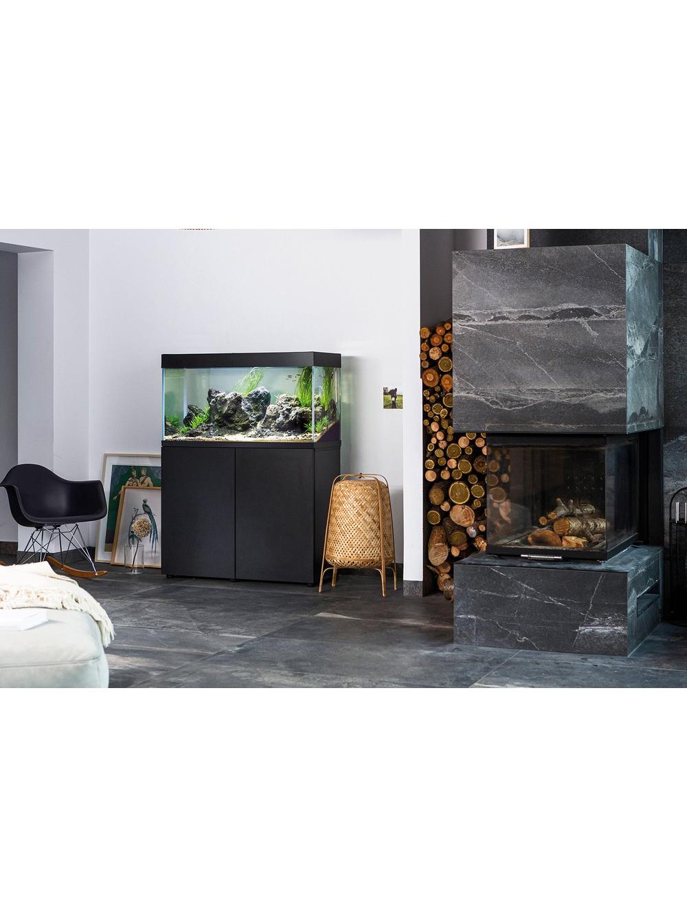 AQUAEL ZESTAW OPTISET 240 CZARNY 2.0+SZAFKA