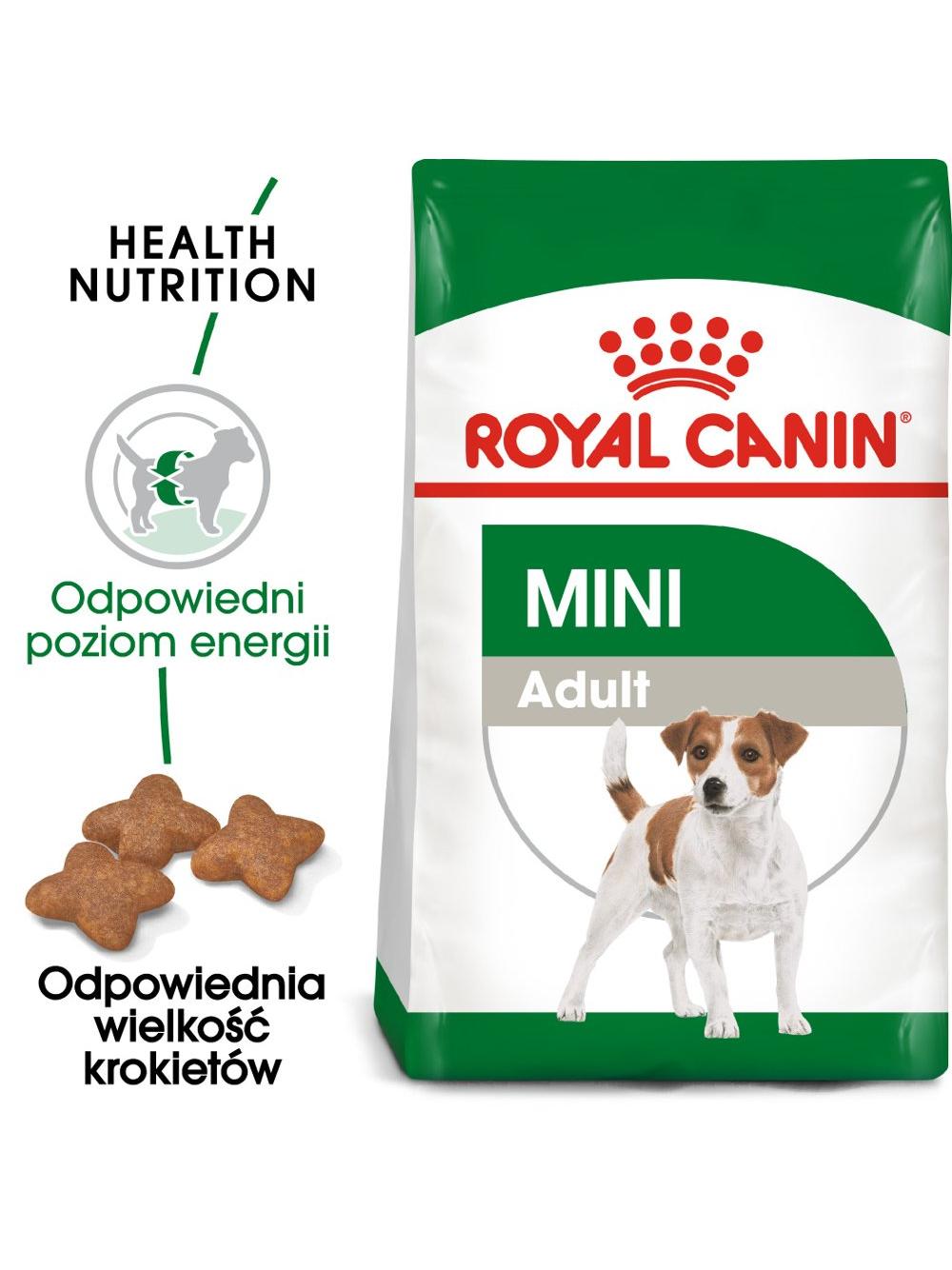 ROYAL CANIN Mini Adult 800g karma sucha dla psów dorosłych, ras małych + niespodzianka dla psa GRATIS
