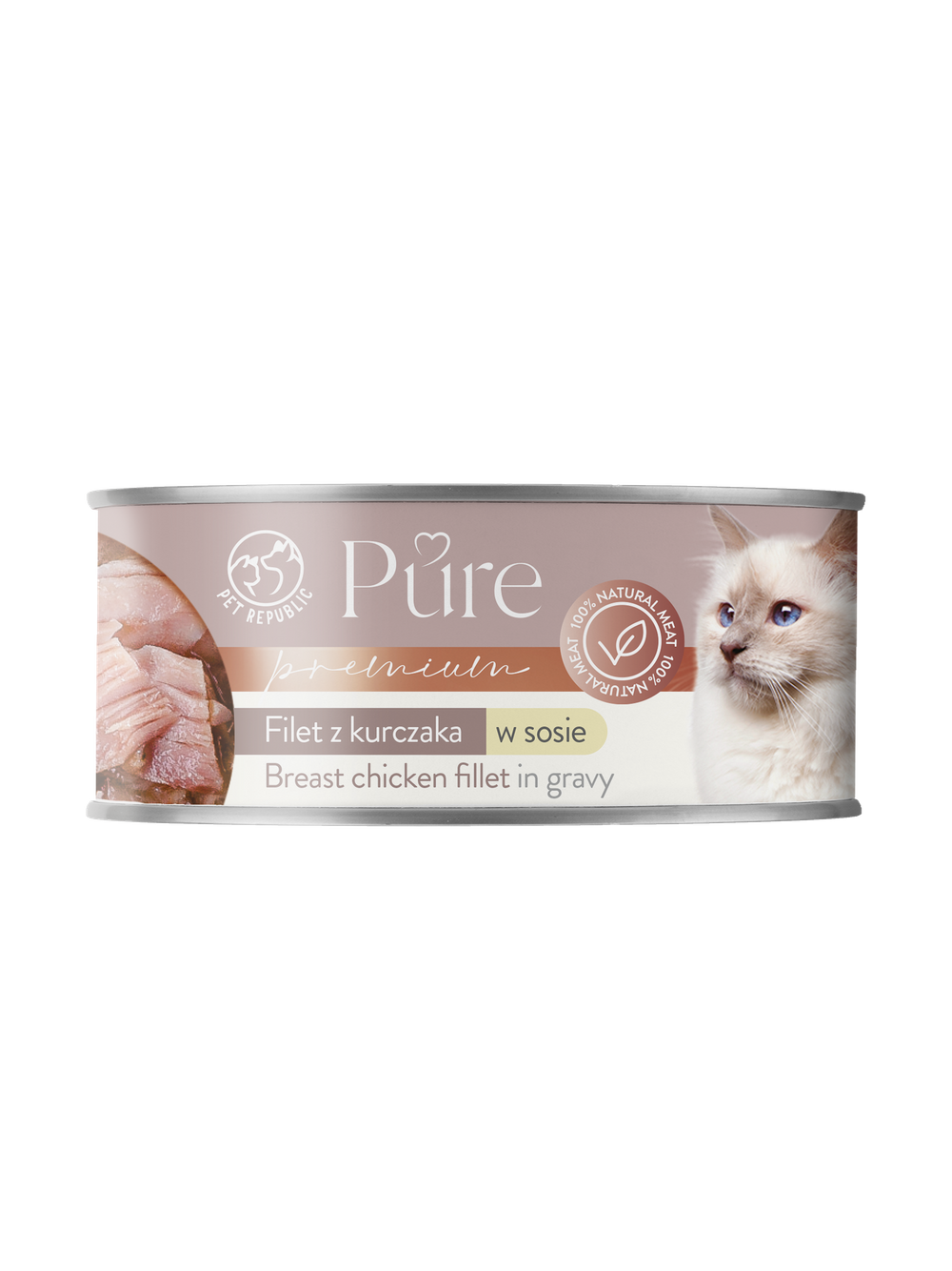 PetRepublic Pure filet z kurczaka w sosie 80g