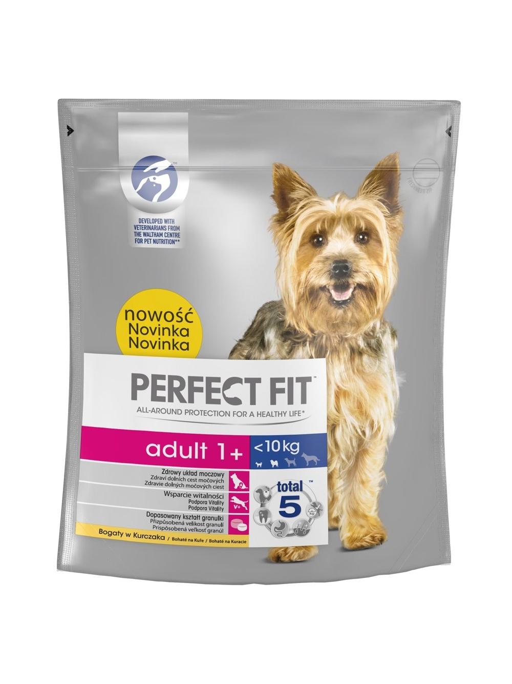 PERFECT FIT (Adult 1+) 6x825g Bogaty w kurczaka - sucha karma dla psa małej rasy