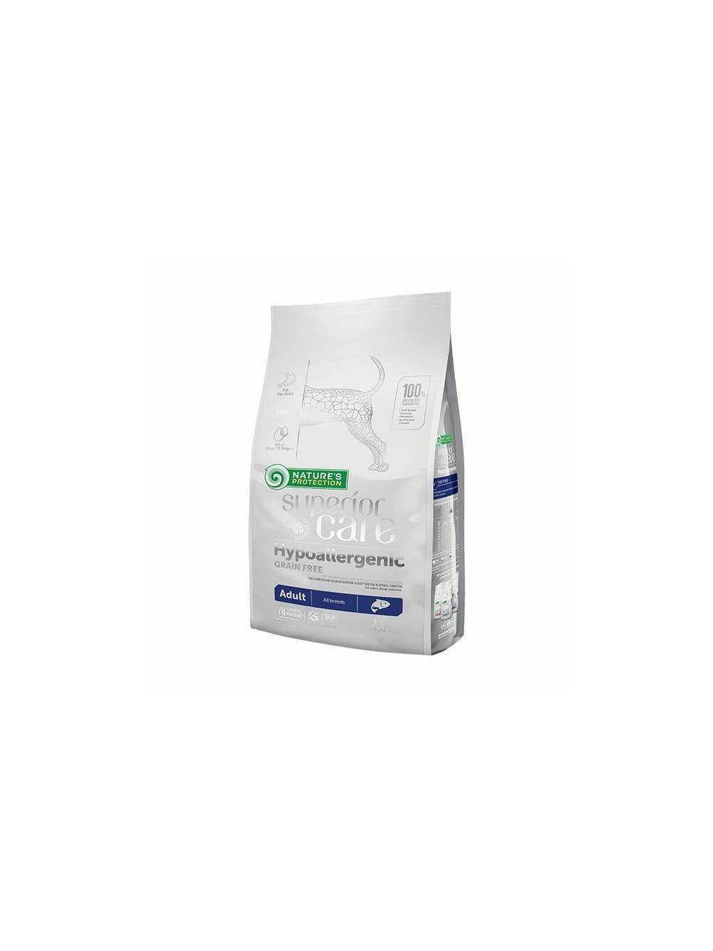 NATURES PROTECTION  Superior Care Hypoallergenic Grain Free Salmon Adult All Breeds 1,5kg