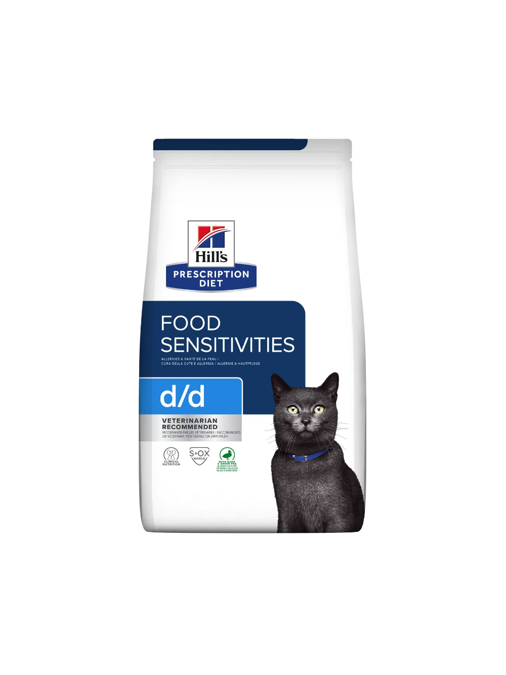 HILL'S PD Prescription Diet feline d/d duck & green pea 1,5kg