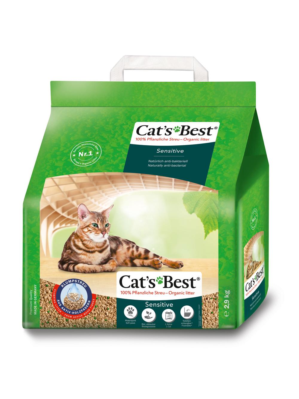 JRS Cats Best Sensitive (Green Power) żwirek dla kota 8L/2,9kg