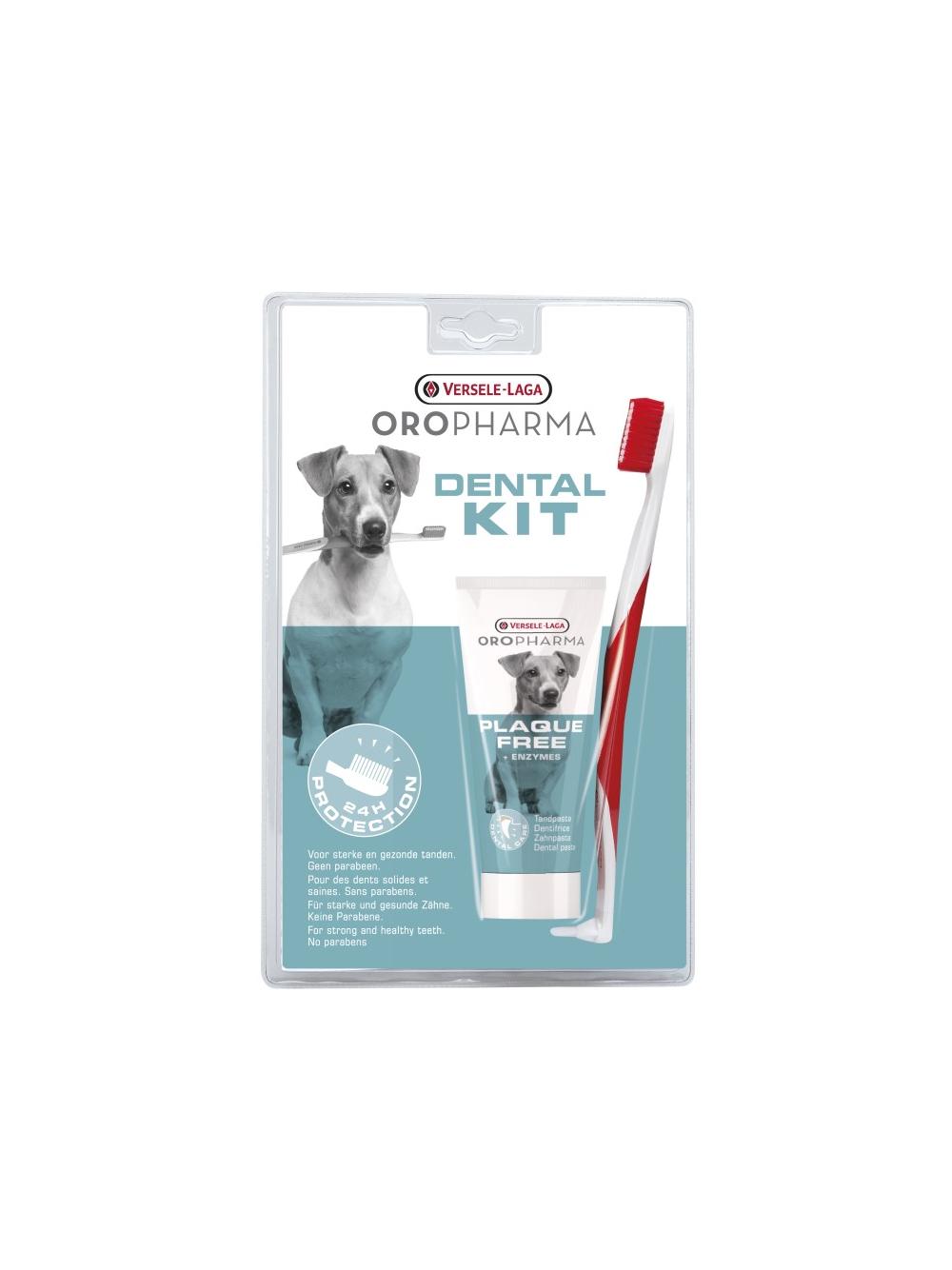 VERSELE-LAGA - Oropharma Plaque Free dental care kit - zestaw pasta do zębów + szczoteczka