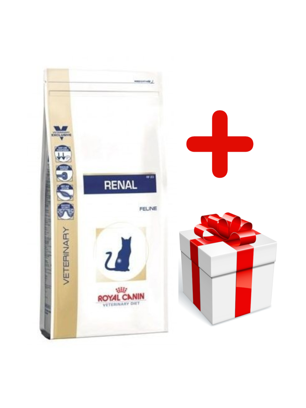 ROYAL CANIN Renal Feline RF 23 4kg + niespodzianka dla kota GRATIS!