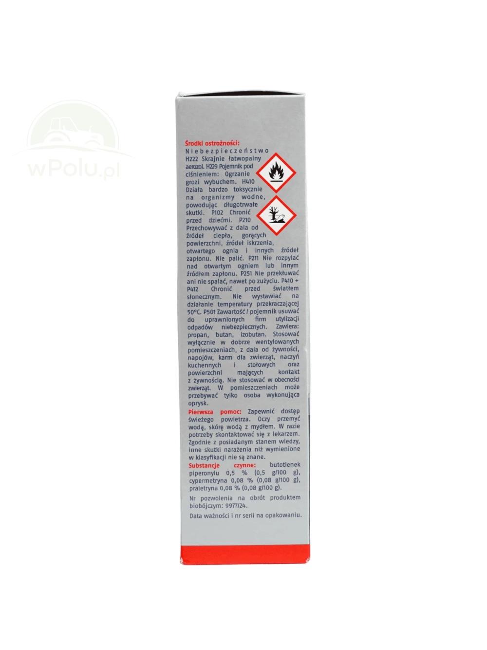 BROS - Spray do śmietników – zestaw z uchwytem 400ml