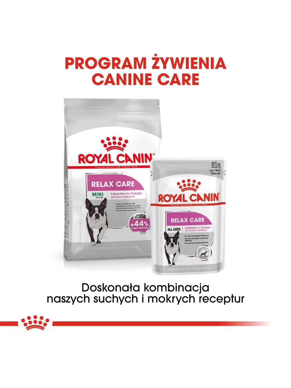 ROYAL CANIN CCN Mini Relax Care 8kg + niespodzianka dla psa GRATIS!