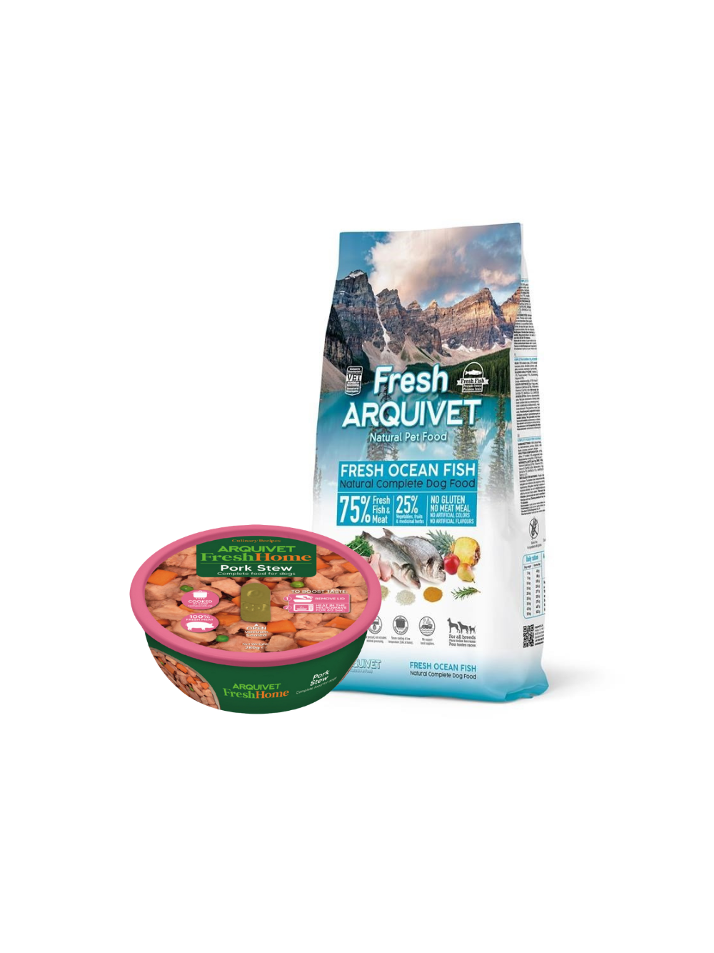 ARQUIVET FRESH - Półwilgotna karma dla psa ryba oceaniczna 10 kg + GULASZ WIEPRZOWY GRATIS !