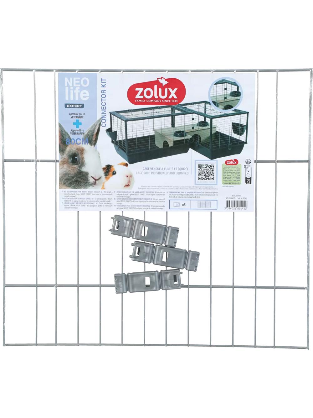 ZOLUX Zestaw do łączenia ,,L" do klatek Neolife 80
