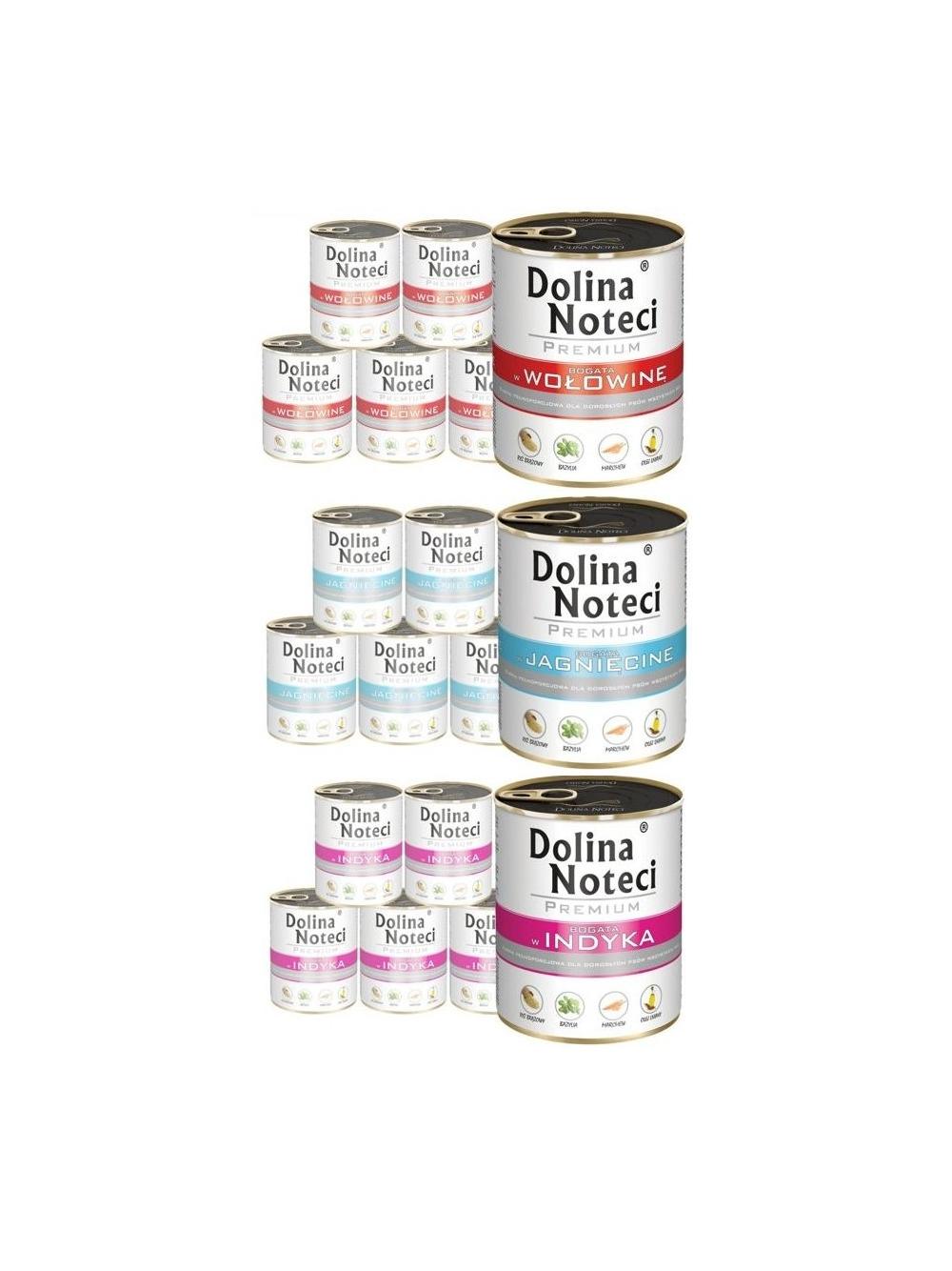 Dolina Noteci PREMIUM 30x800g (jagnięcina + wołowina + indyk)