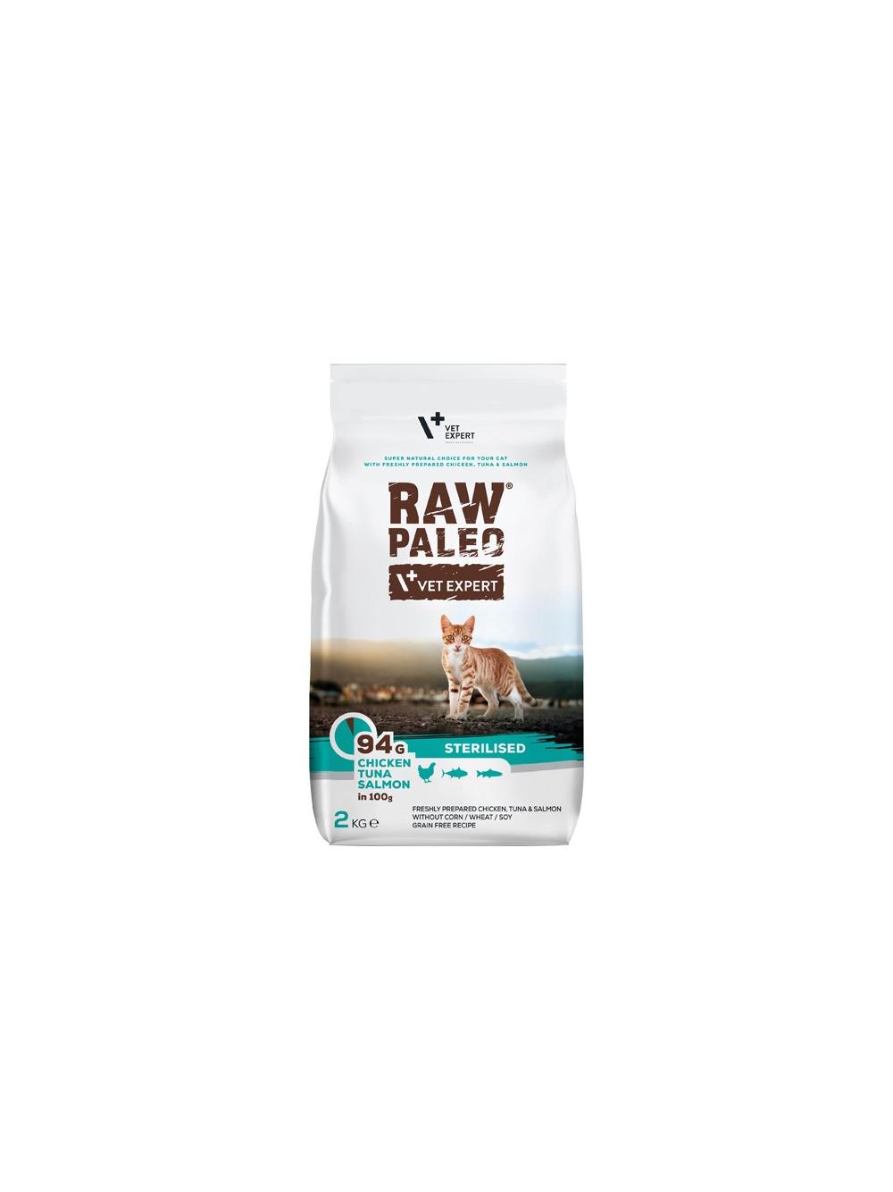 Vetexpert Raw Paleo Sterilised Cat 2kg