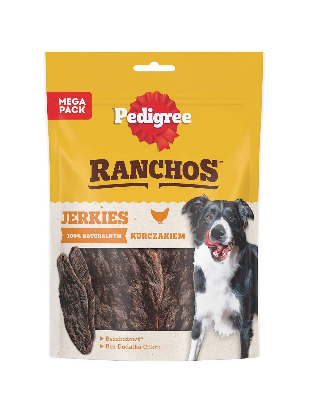 PEDIGREE Ranchos Jerkies  Originals 180g - przysmak dla psów z kurczakiem