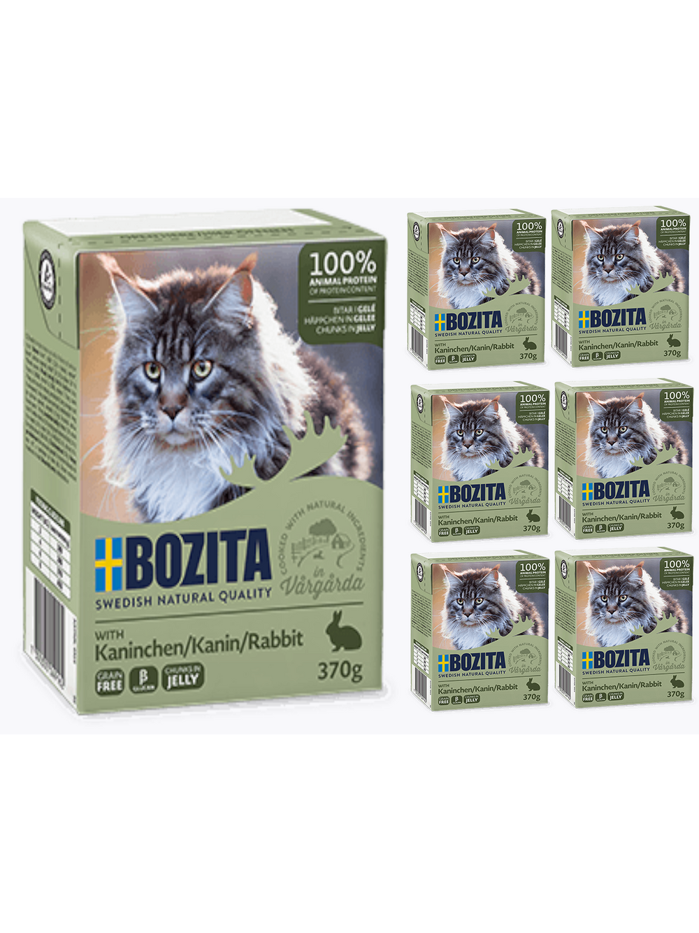 BOZITA Cat Królik W Galaretce 6 x 370g