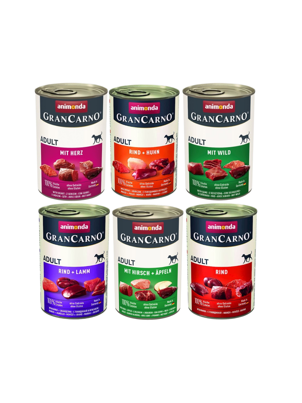 ANIMONDA GranCarno Adult Dog smak: Mix Smaków 6x400g