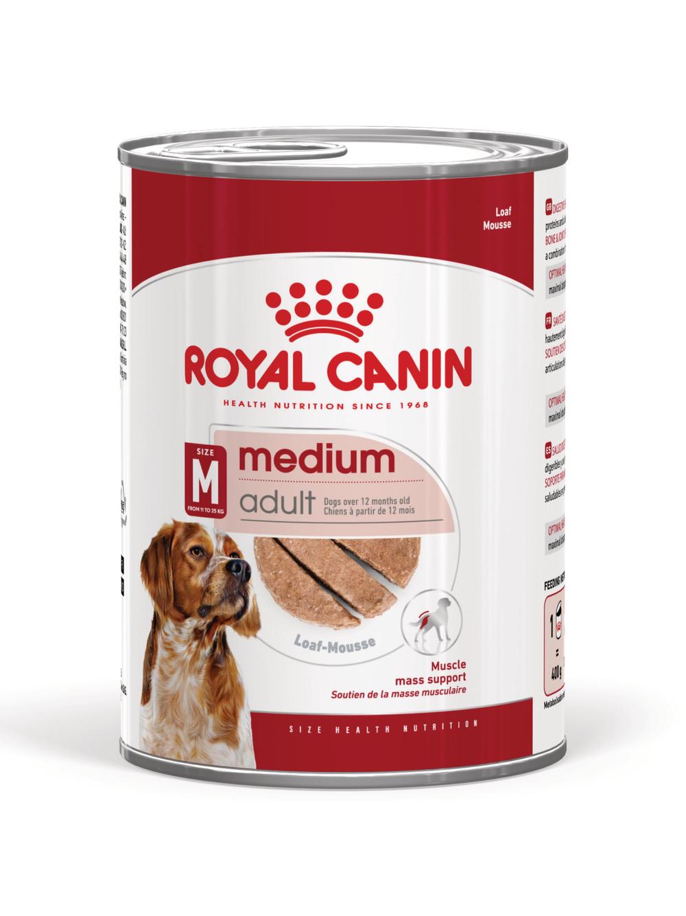 ROYAL CANIN® Medium Adult 410g karma mokra, pasztet dla psów dorosłych, ras średnich