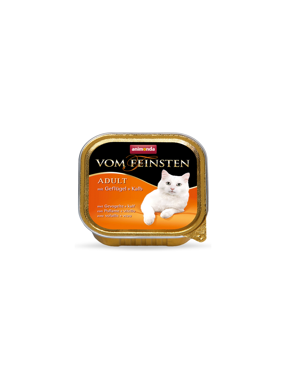 ANIMONDA Vom Feinsten Adult Cat smak: z drobiem i cielęciną 32x100g SUPER CENA