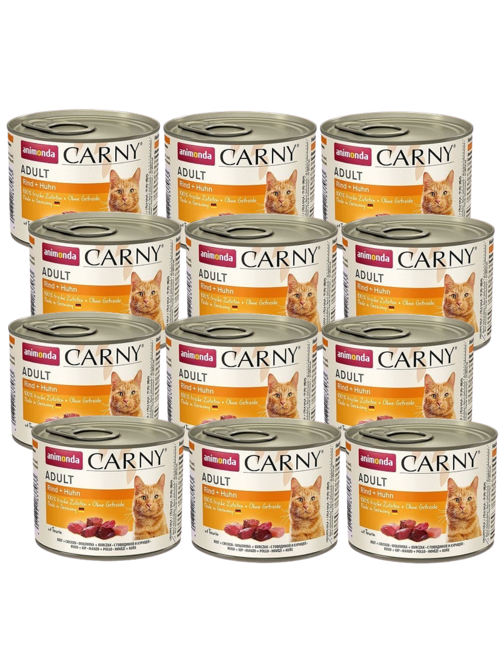 ANIMONDA Cat Carny Adult smak: wołowina i kurczak 12 x 200g