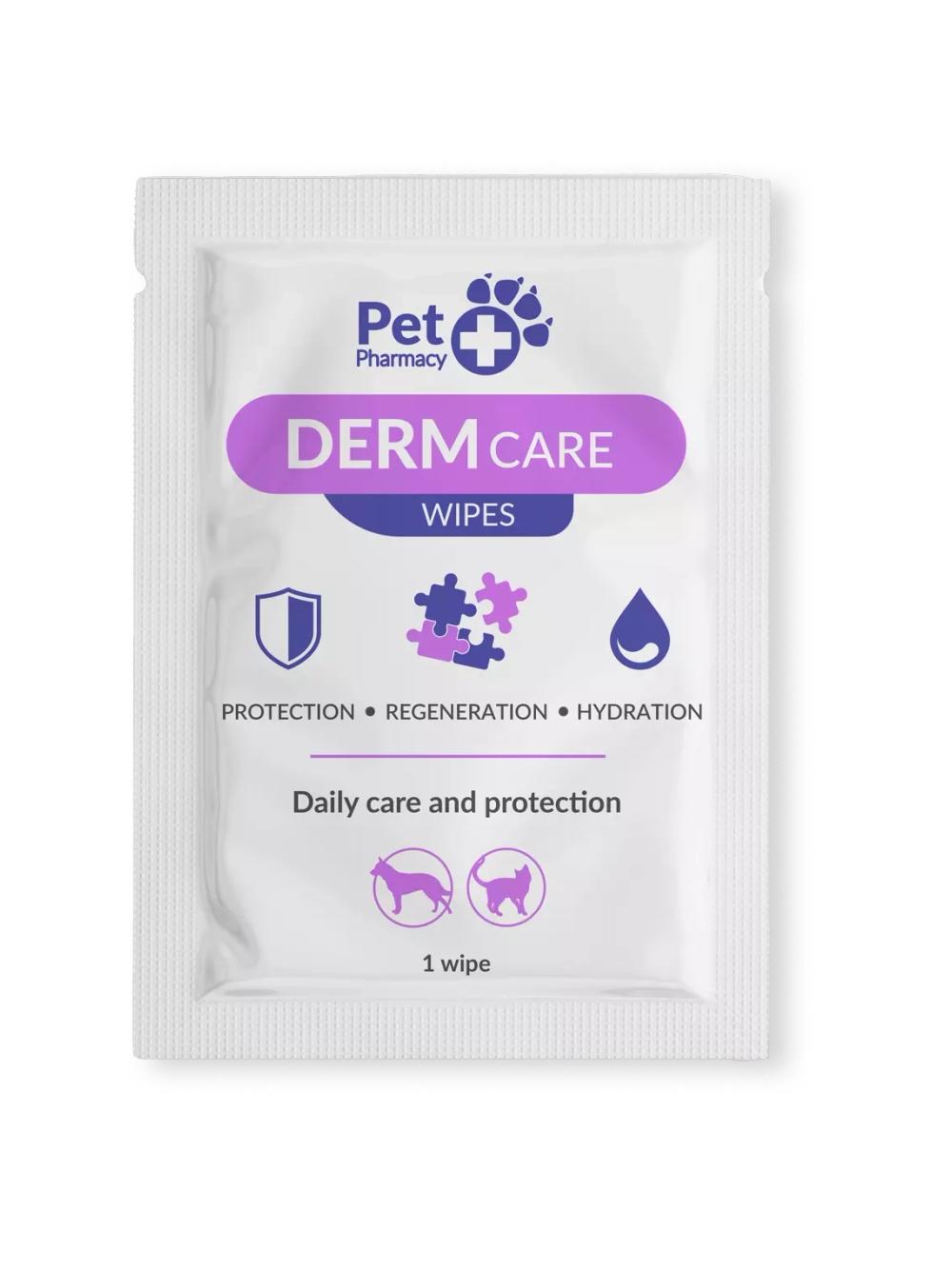 VETFOOD Derm Wipes chusteczki 20 szt.