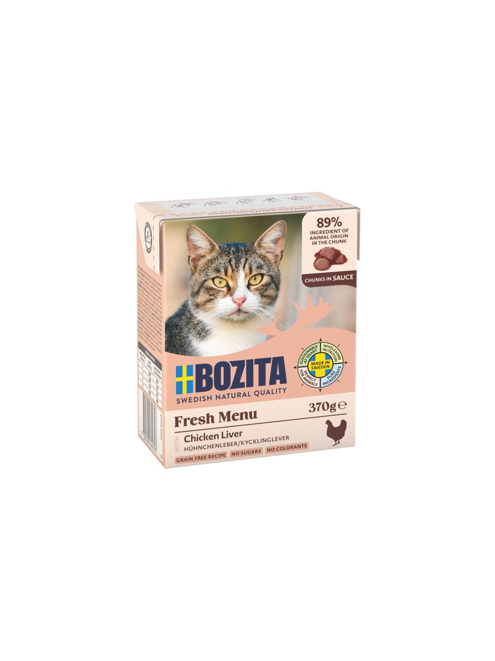 BOZITA Cat Wątróbka Drobiowa w sosie  24x370g