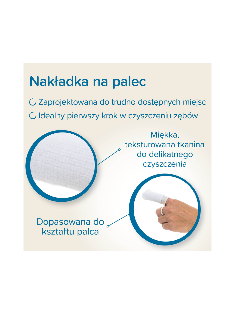 Beaphar FINGERPAD DENTAL - czyścik do zębów dla psa/ kota 2 szt.