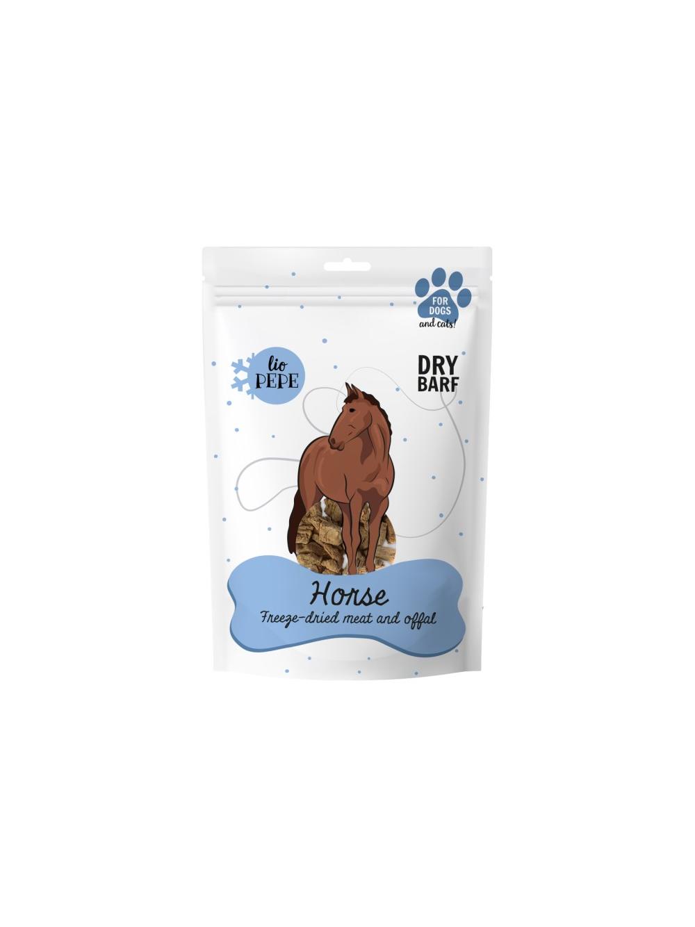 PAKA ZWIERZAKA-Przysmak liofilizowany Lio PEPE Horse (końska wątróbka) 60g