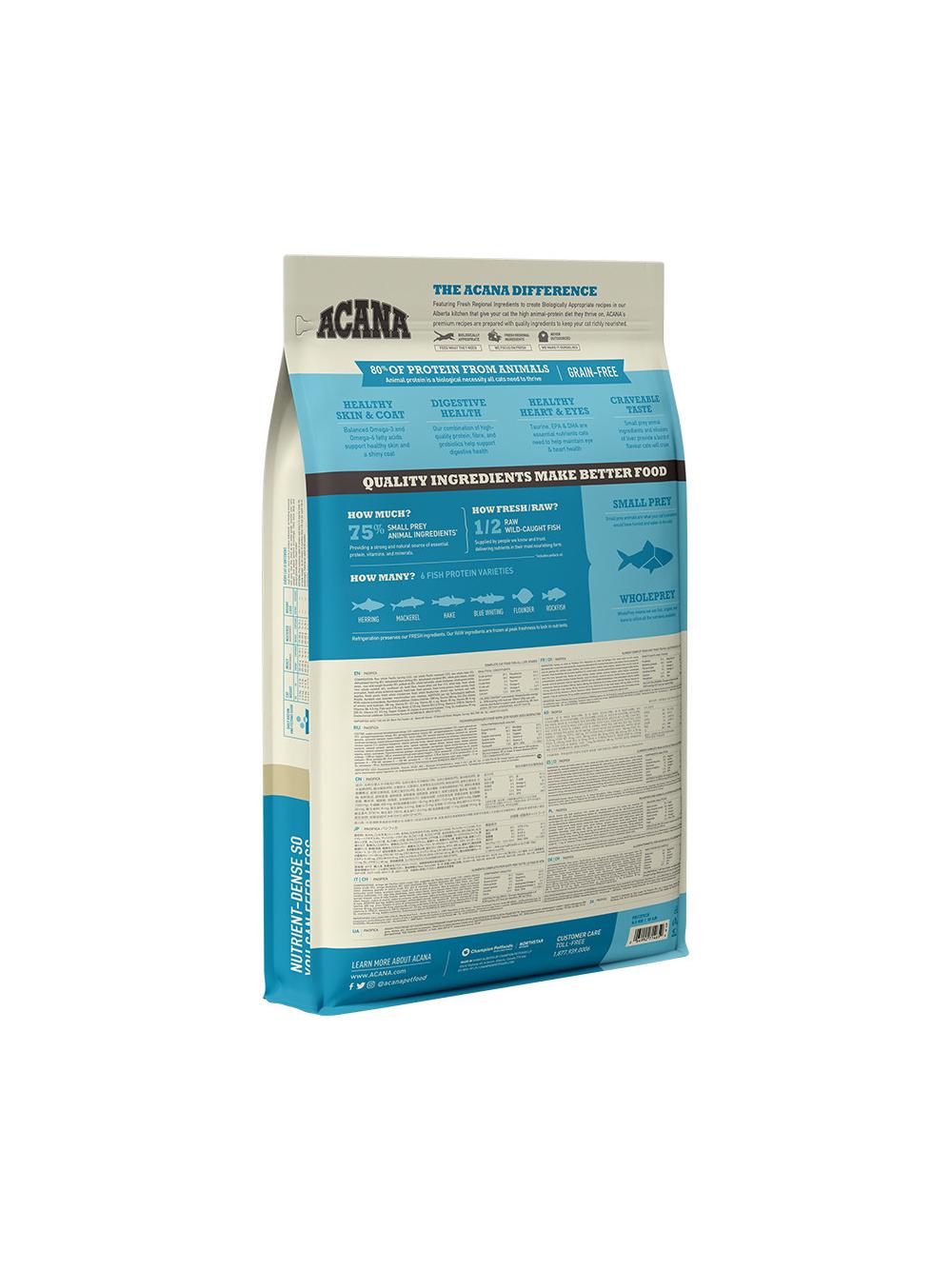ACANA Pacifica Cat 4,5kg + niespodzianka dla kota GRATIS!