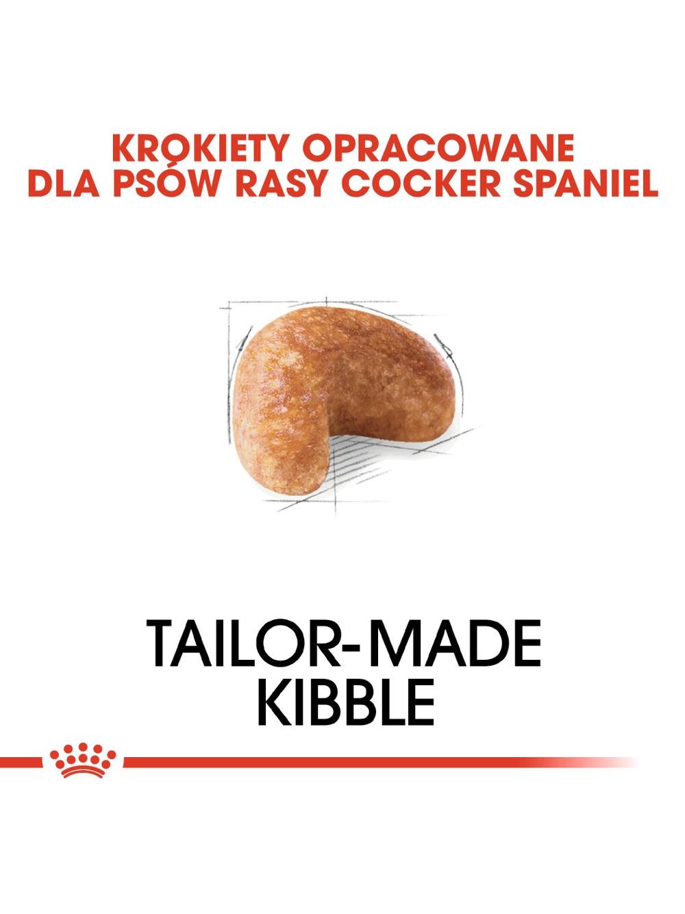 ROYAL CANIN Cocker Spaniel Adult 11,4kg karma sucha dla psów dorosłych rasy cocker spaniel/ opakoanie uszkodzone (7683)