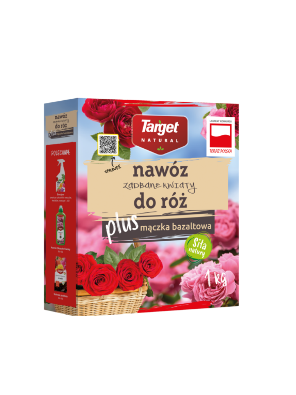 Nawóz Zadbane Kwiaty do róż plus mączka bazaltowa 1 kg