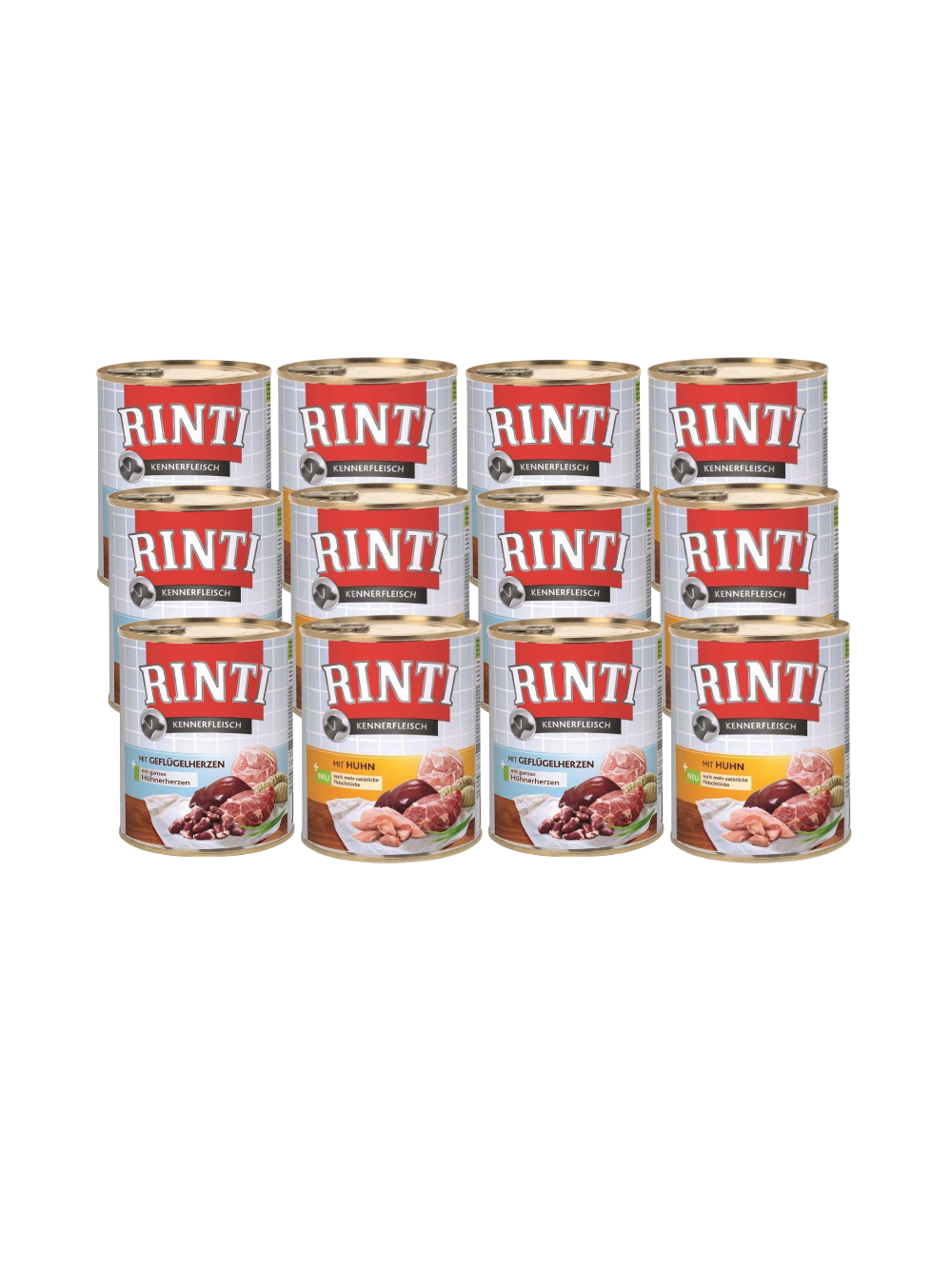 Rinti Kennerfleisch karma mokra dla psa Mix Smaków 12x800g
