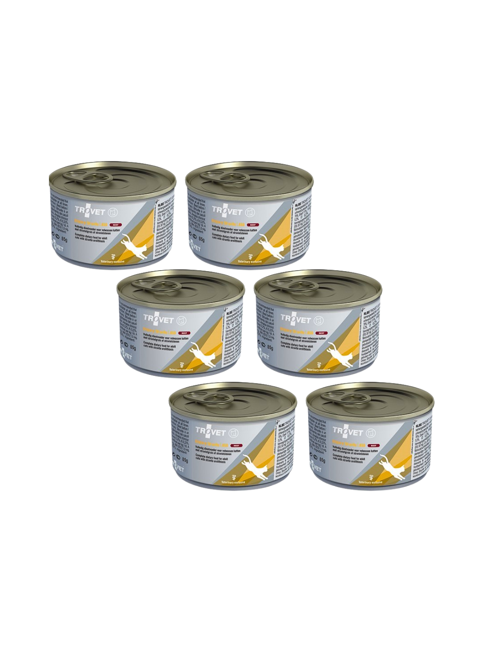TROVET ASD Urinary Struvite Beef  (dla kota) 6x100g - puszka