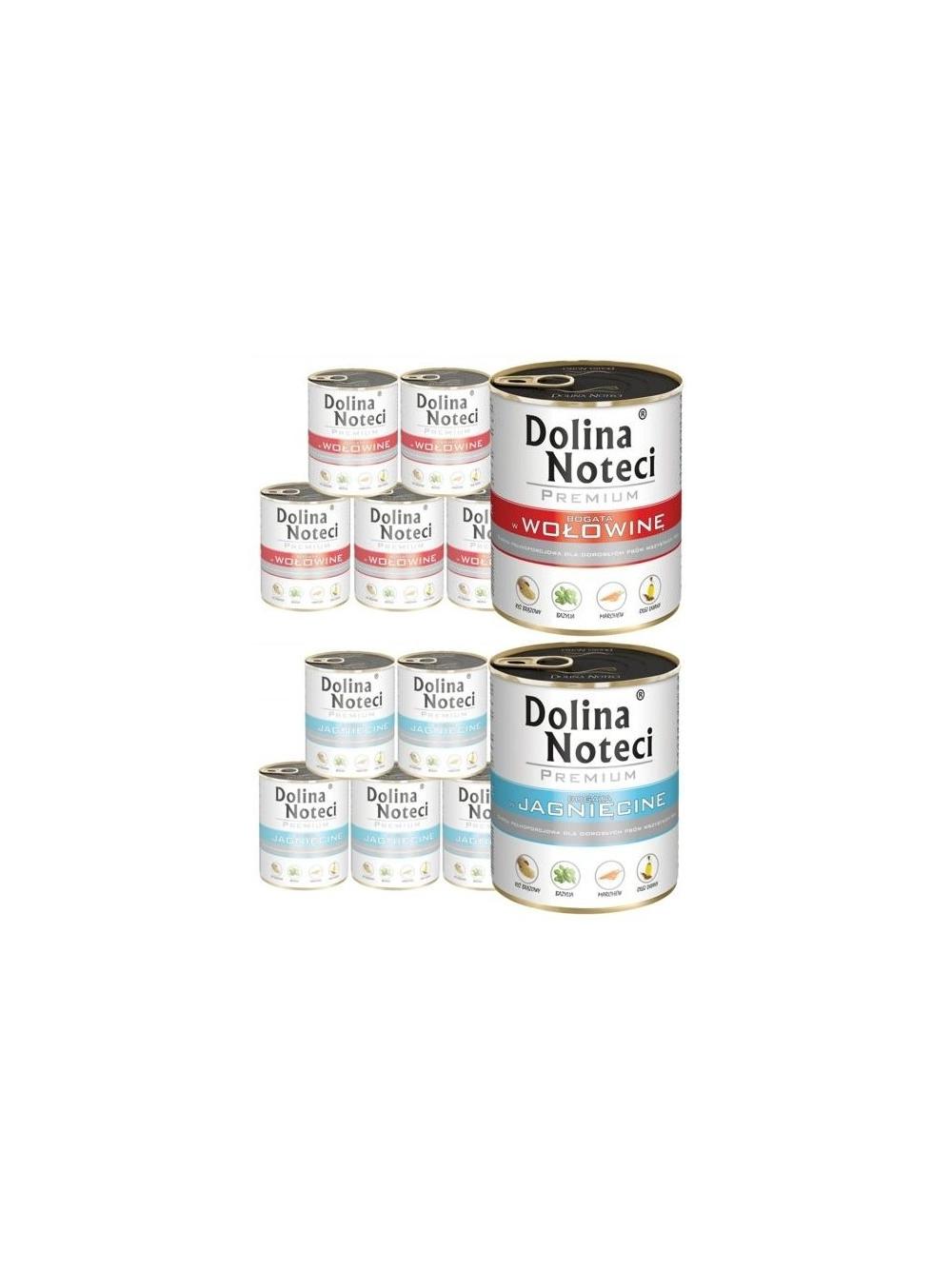 Dolina Noteci PREMIUM 24x800g (jagnięcina + wołowina)