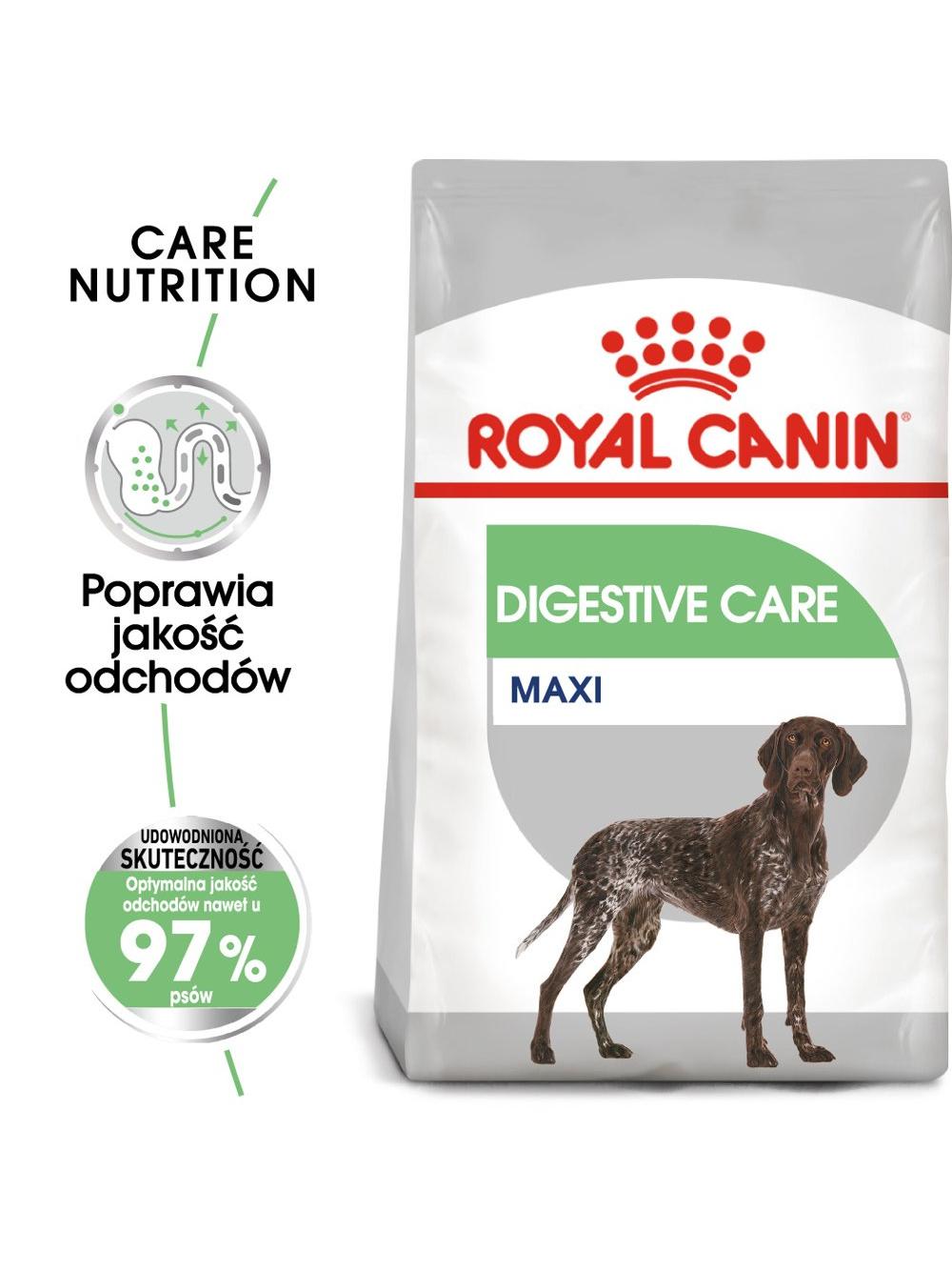 ROYAL CANIN CCN Maxi Digestive Care 3kg karma sucha dla psów dorosłych, ras dużych o wrażliwym przewodzie pokarmowym