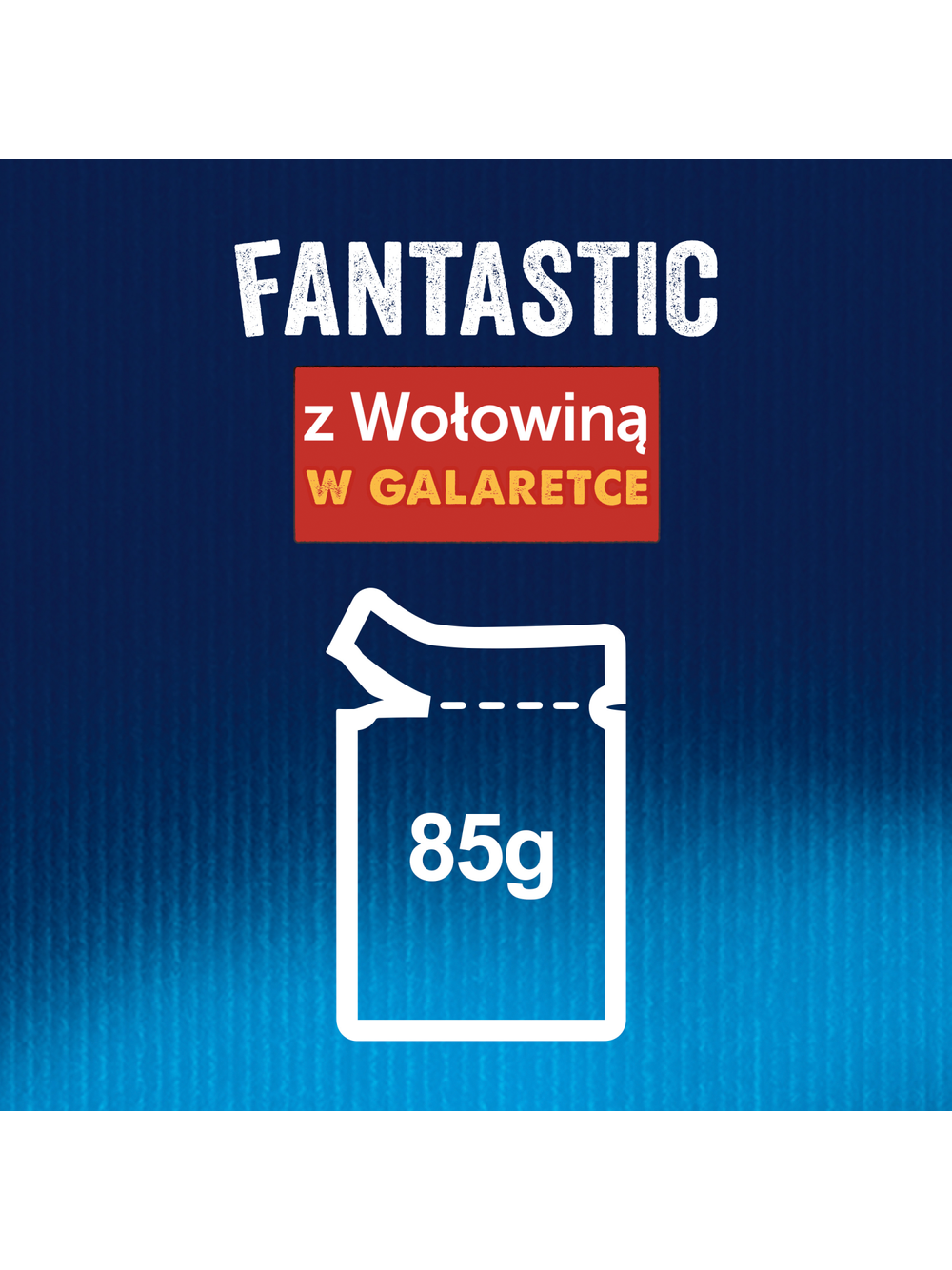 FELIX Wołowina w galaretce - saszetka 26x85g
