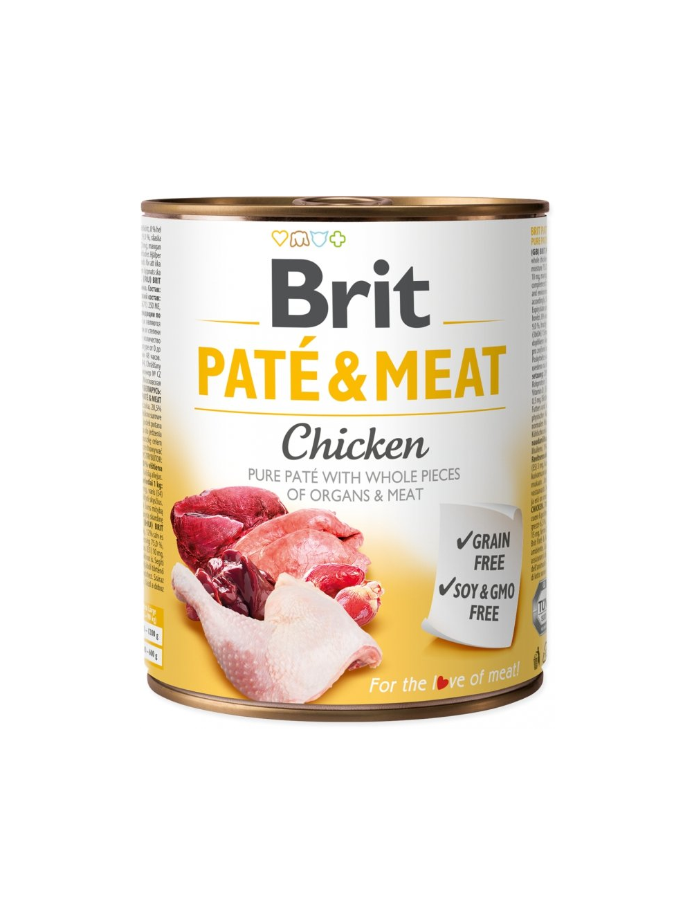 BRIT PATE & MEAT CHICKEN 6x800g