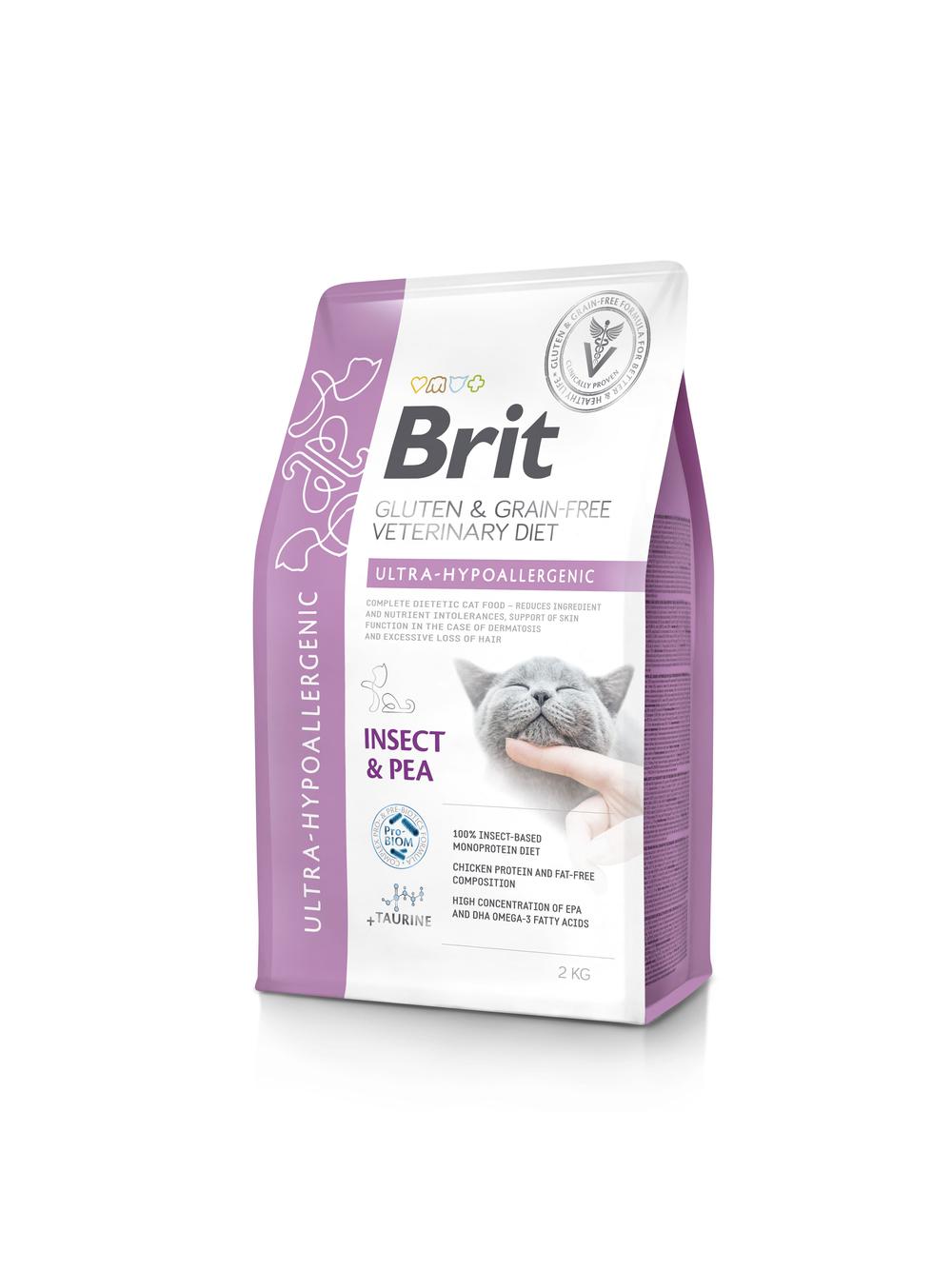 BRIT GF Veterinary Diets Cat Ultra-Hypoallergenic 2kg