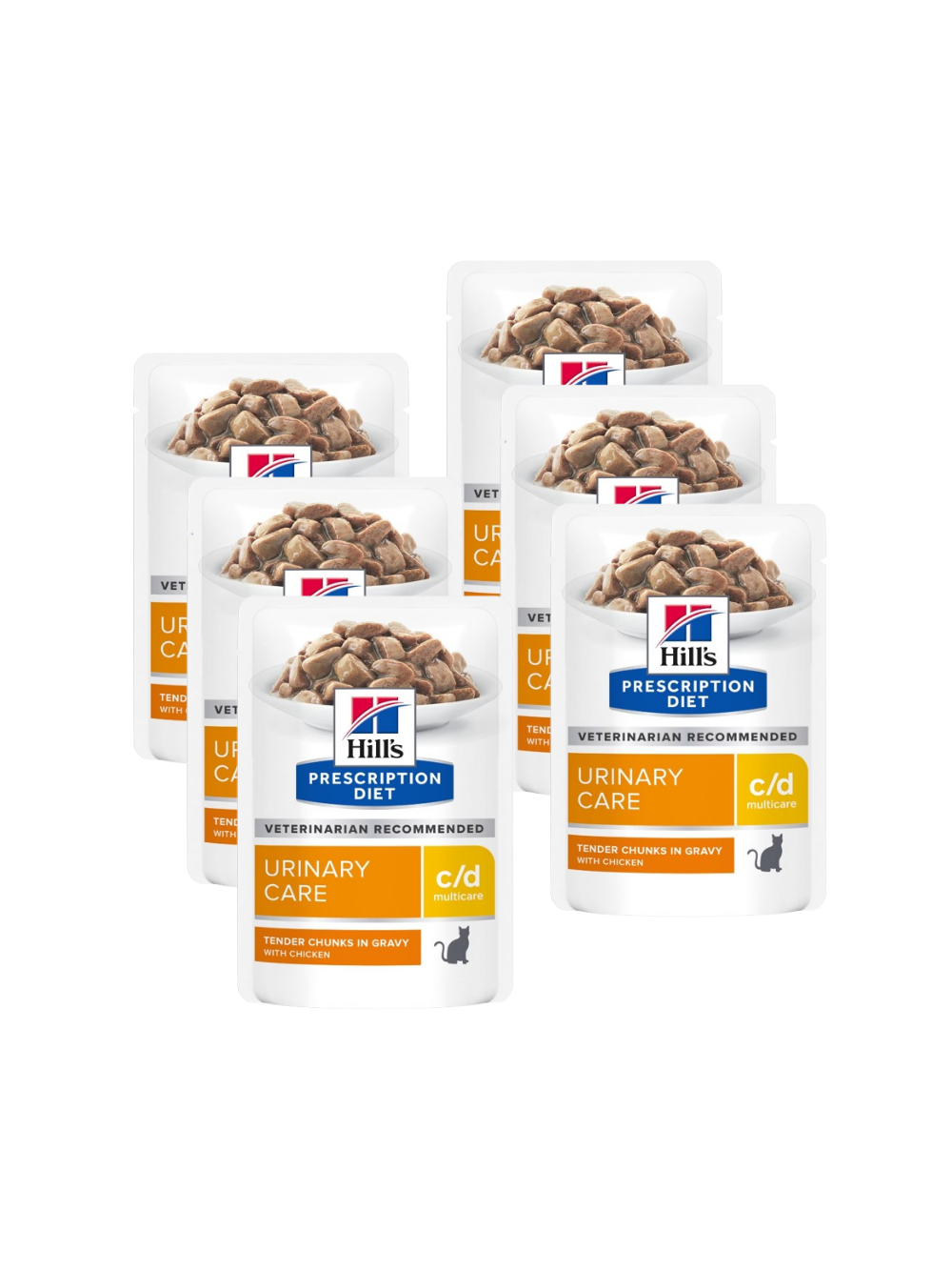 HILL'S PD Prescription Diet Feline c/d Multicare Kurczak 6x85g saszetka