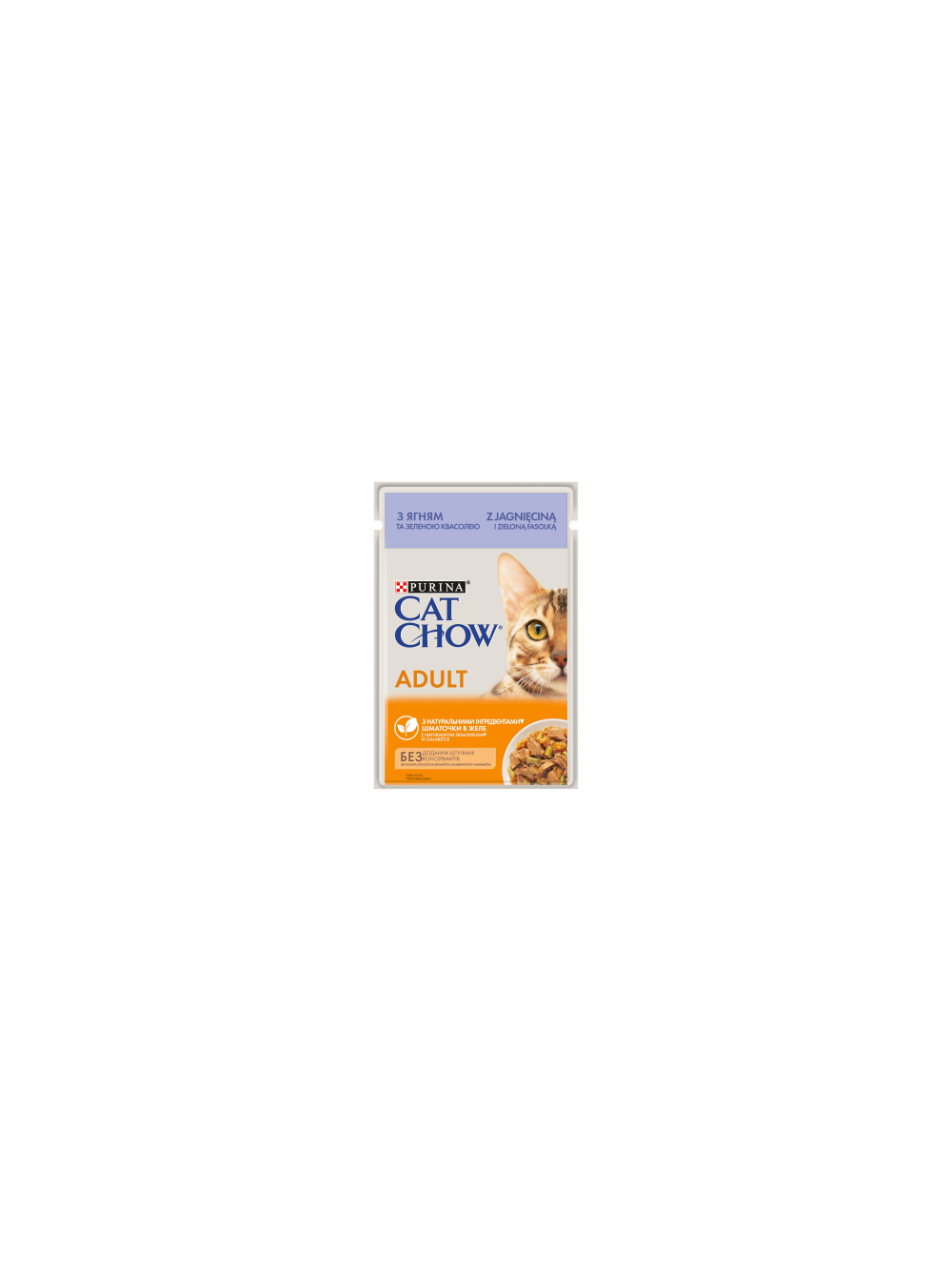 PURINA Cat Chow Adult Karma dla kotów z jagnięciną i zieloną fasolką w galaretce 10x85g