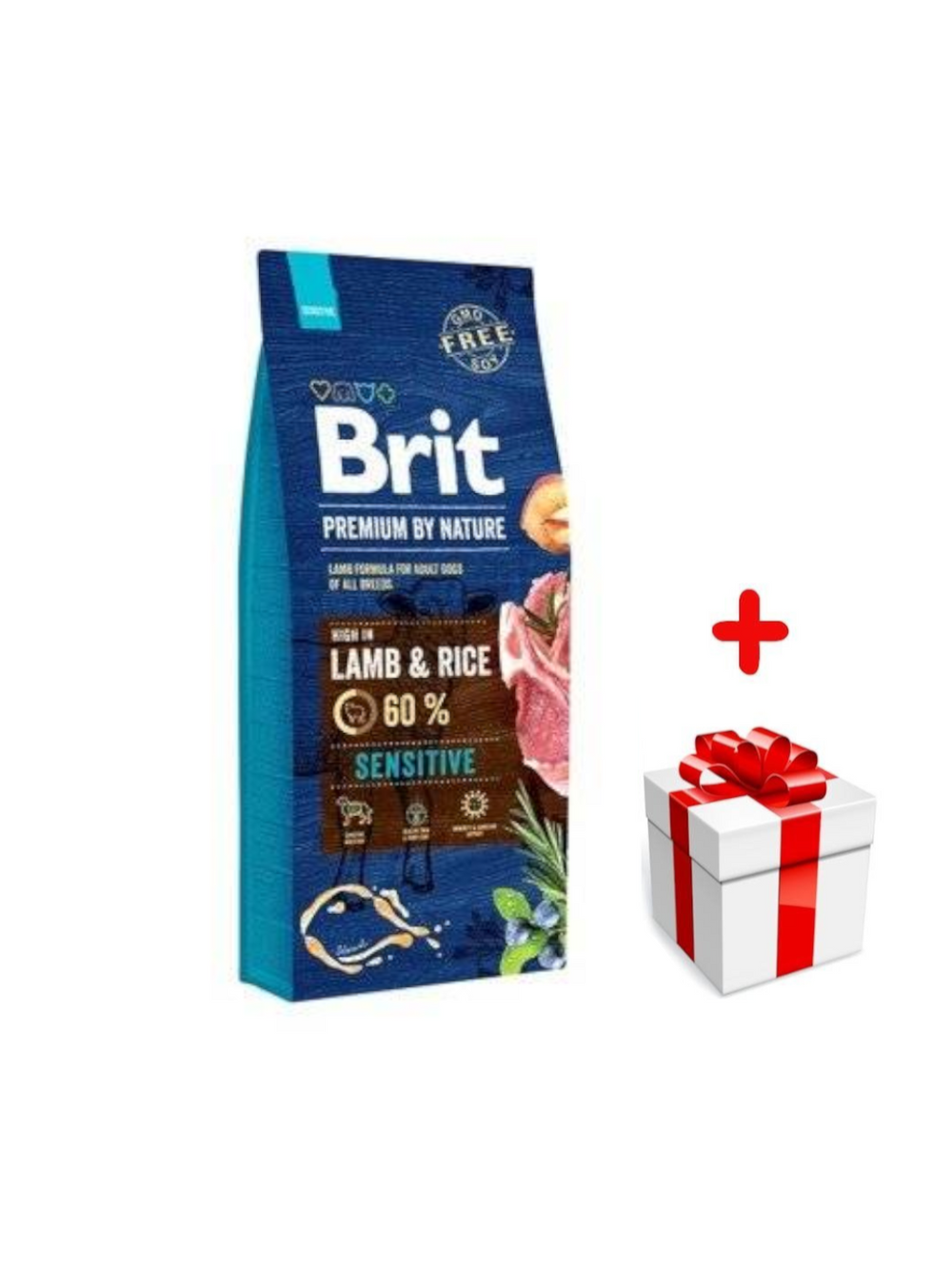 BRIT Premium By Nature Sensitive Lamb 8kg + niespodzianka dla psa GRATIS!
