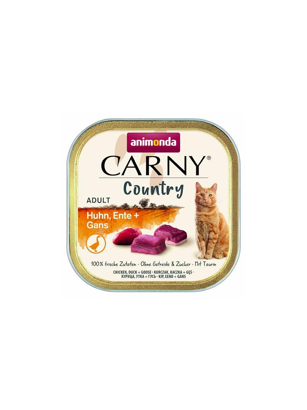 ANIMONDA Carny Country Adult Kurczak, Kaczka i Gęś 100g