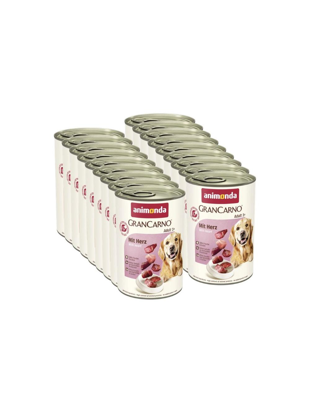 ANIMONDA GranCarno Adult Dog z sercami 18x400g