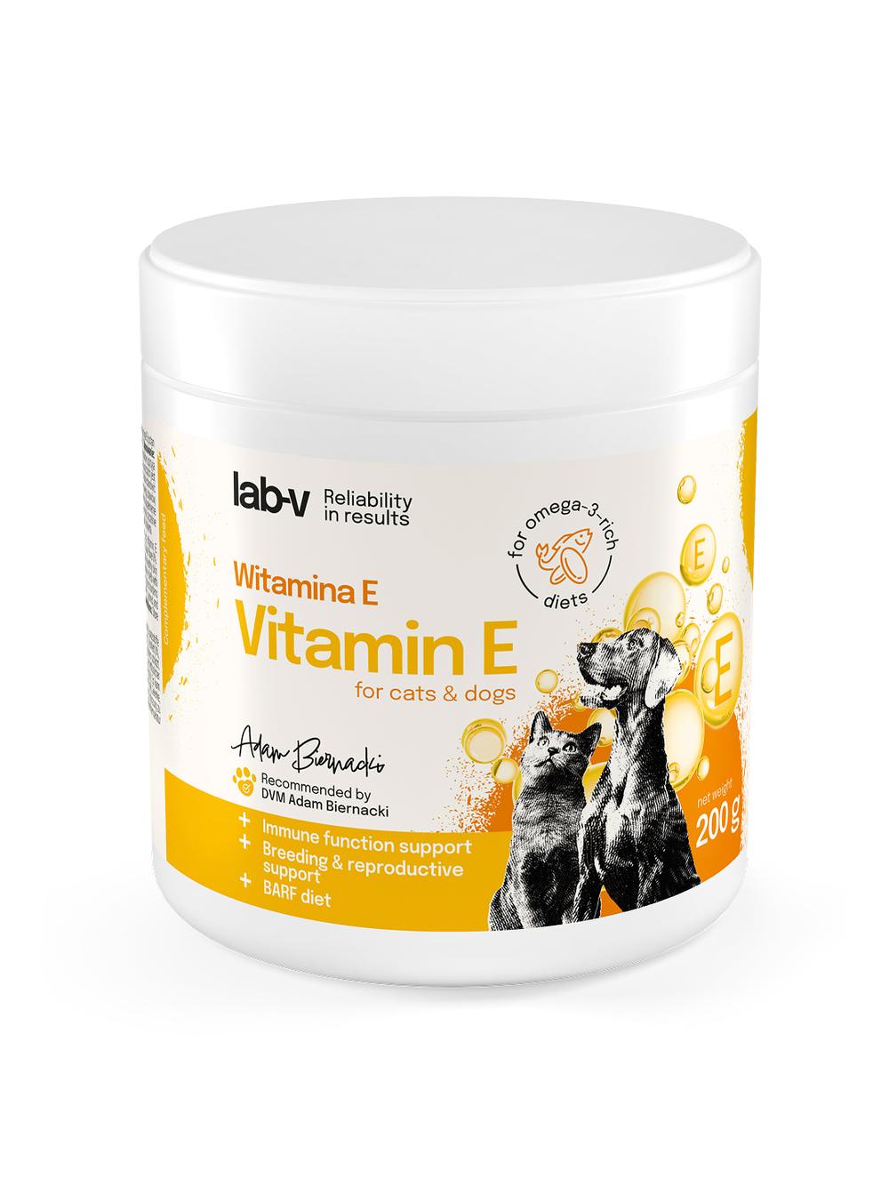 Lab-v Witamina E – naturalna ochrona antyoksydacyjna komórek 200 g