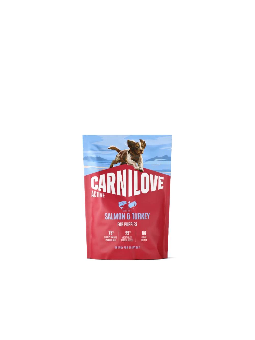 CARNILOVE Active Dog Salmon & Turkey for Puppies 1,5kg