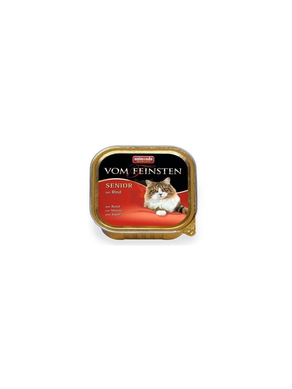 ANIMONDA Vom Feinsten Senior Cat smak: z wołowiną 32x100g